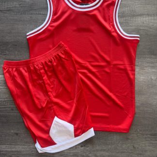 UNIFORME BASQUETBOL ROJO